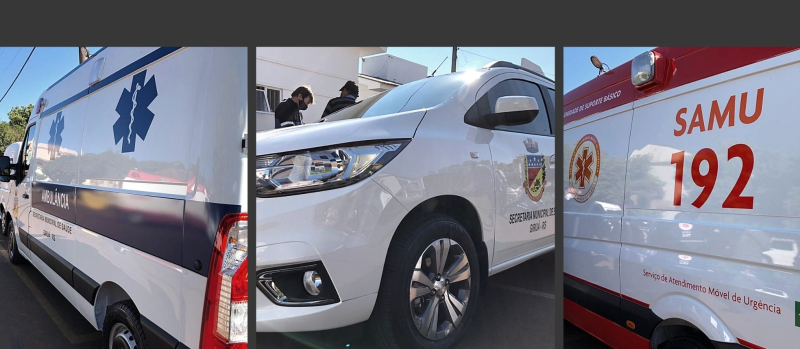 Município de Giruá adquire mais 2 ambulâncias e 1 veículo SPIN